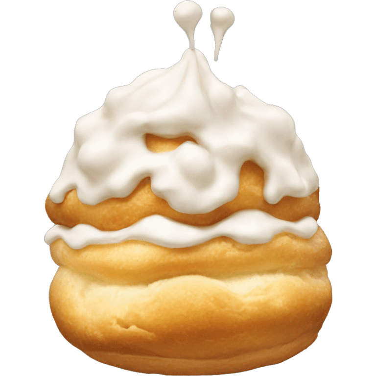 cream puff emoji