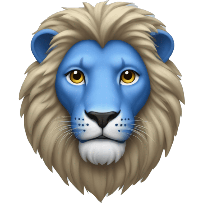 blue lion emoji