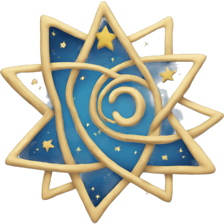 Star and spiral combined  emoji