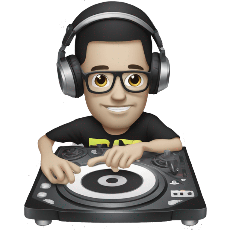 DJ turntable emoji