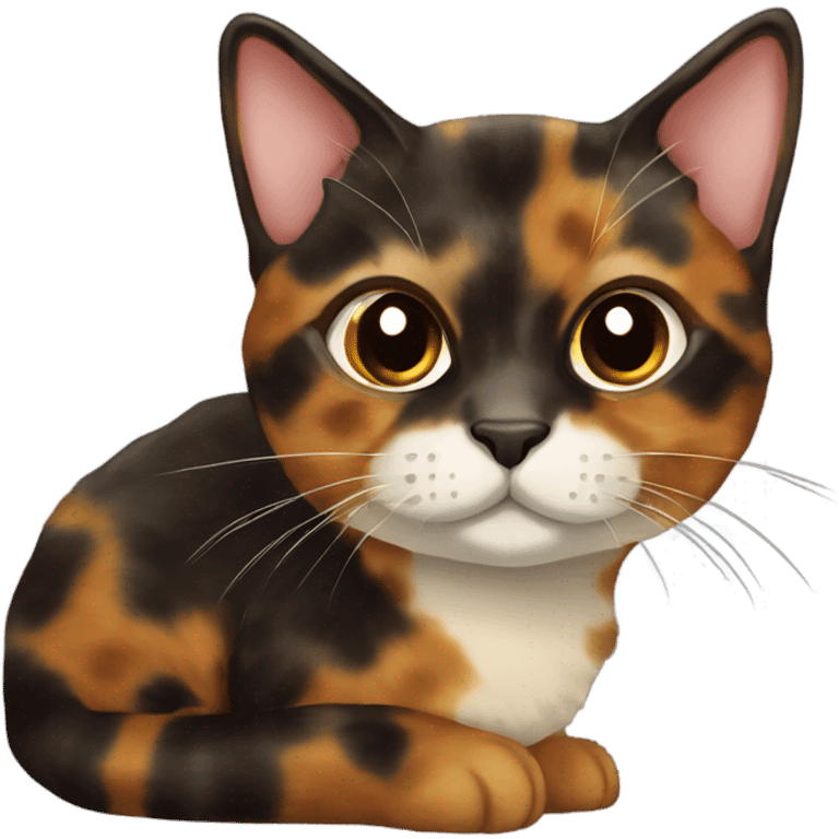 Tortoiseshell cat emoji