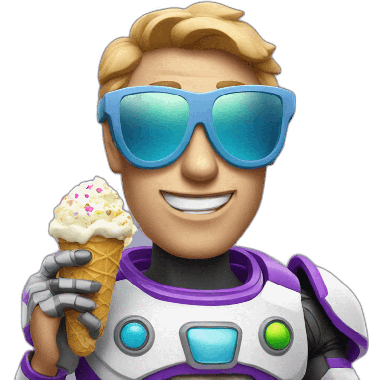 lightyear sunglasses eat icecream emoji