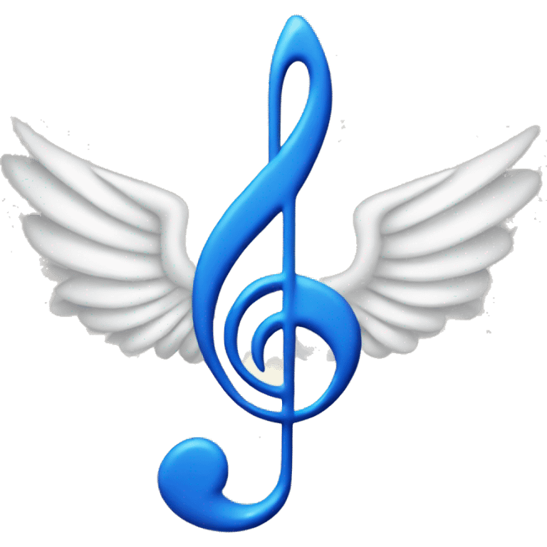 Music note with wings emoji