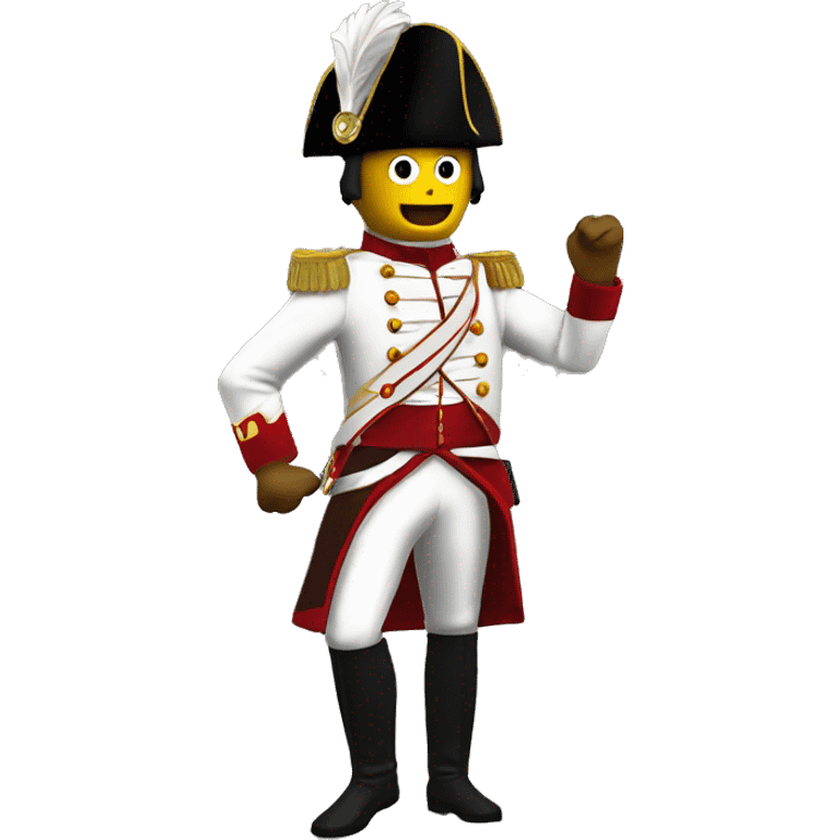 Napoleonic soldier in roblox dancing  emoji