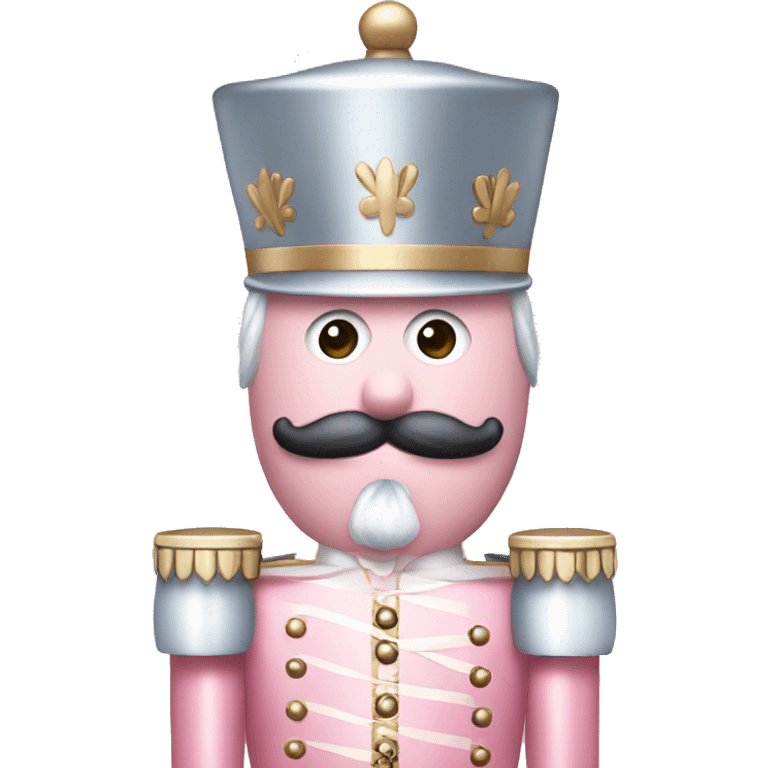 pastel pink nutcracker emoji