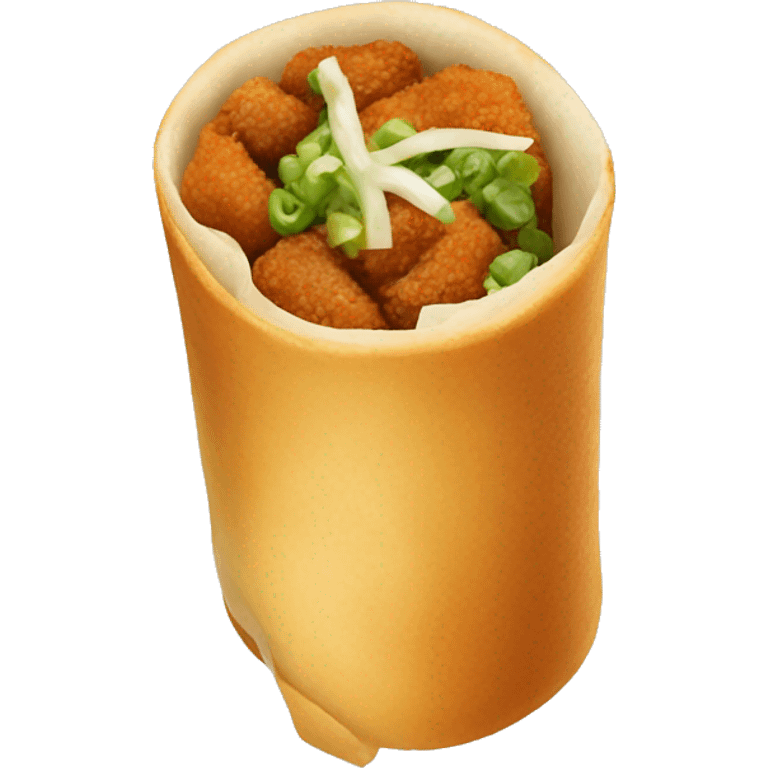 Lumpia spring roll emoji