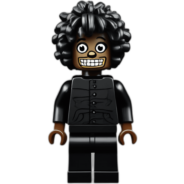 Lego gollywog minifigure emoji