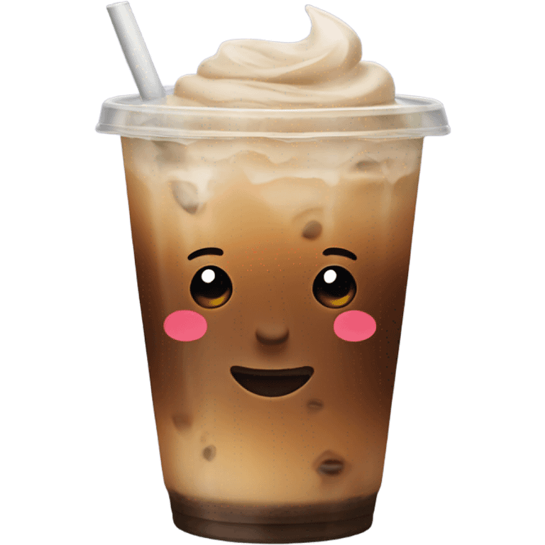 Iced coffee emoji