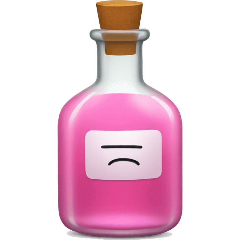 Pink vial emoji