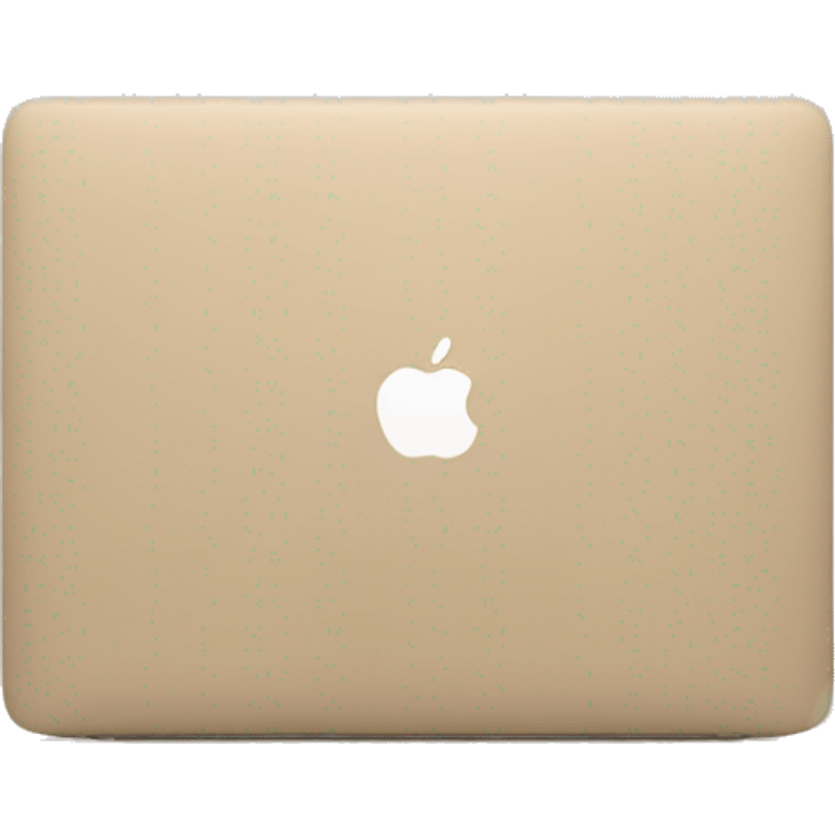 Beige macbook emoji