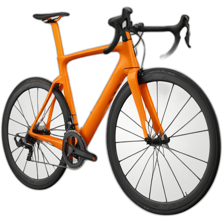 Orange Carbon road bike emoji