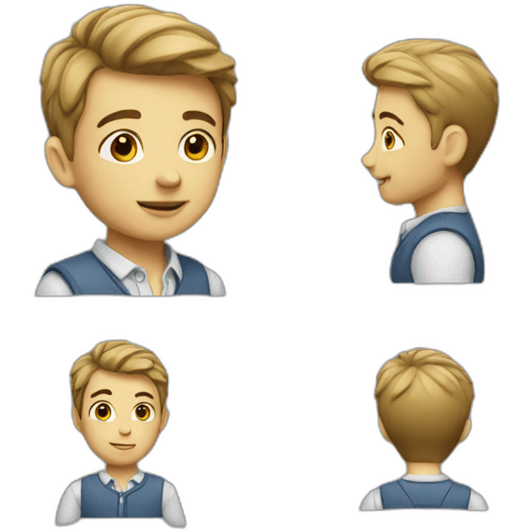 Smart boy  emoji