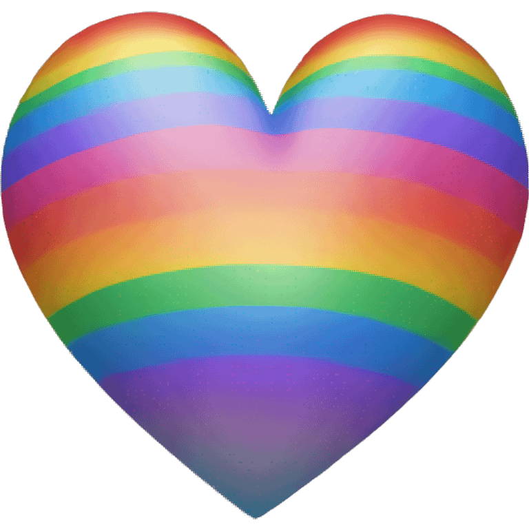 Rainbow heart emoji