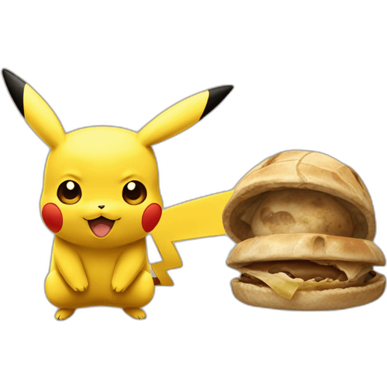 Pikachu et carapuce . emoji