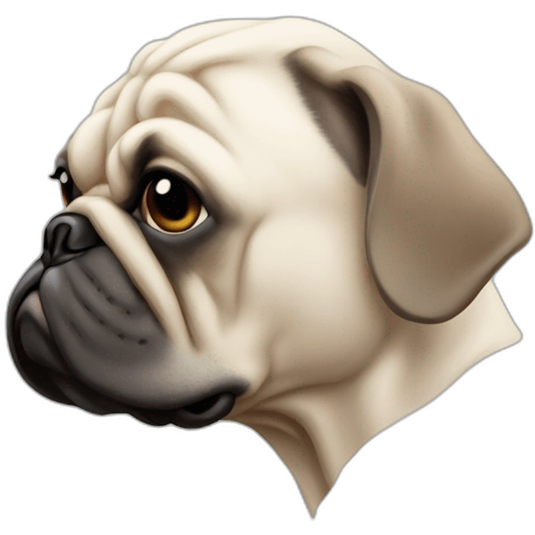 brachycephalic in profile emoji