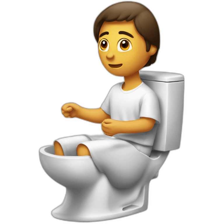 a mexican sitting on the toilet emoji