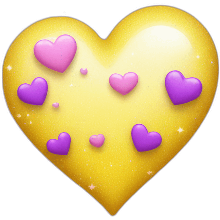 pink-and-purple-heart-with-yellow-sparkles emoji