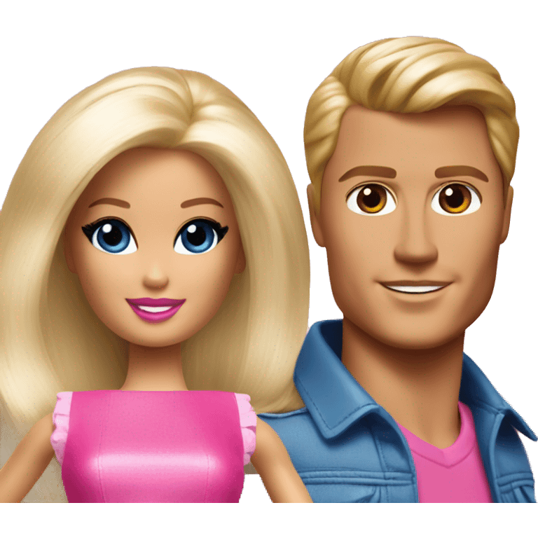 Barbie and Ken emoji