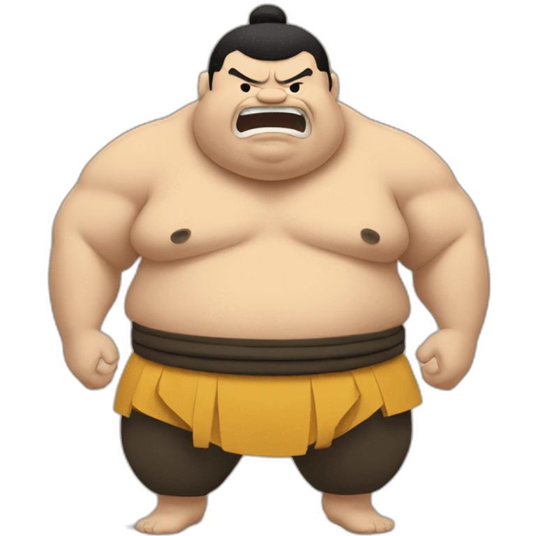 Sumo fight emoji