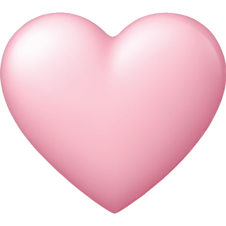 light pink love heart emoji