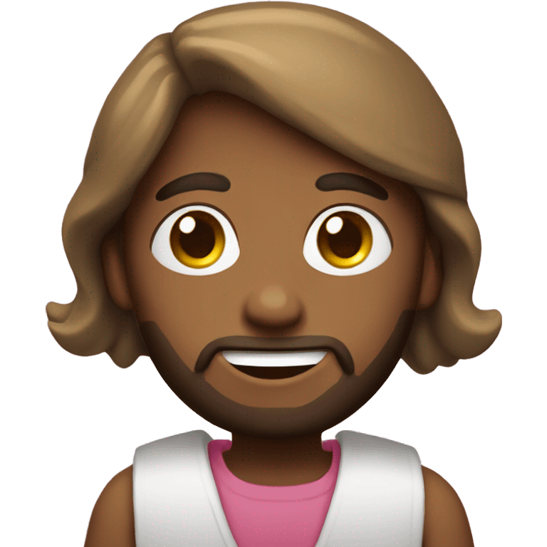 The bible pink emoji