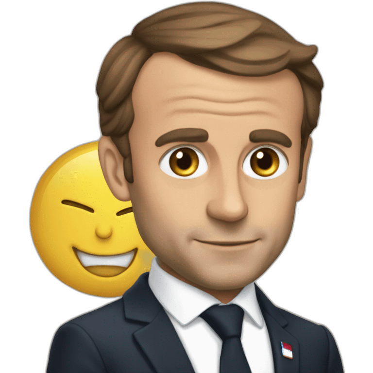 Macron fait caca emoji