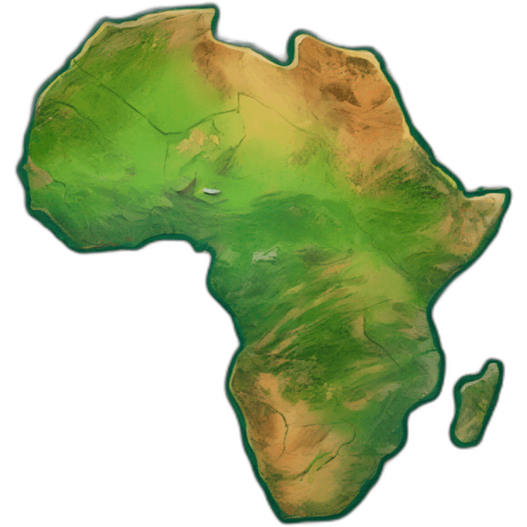 Carte d’Afrique emoji