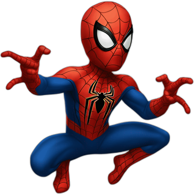 Spider man sur Flash emoji