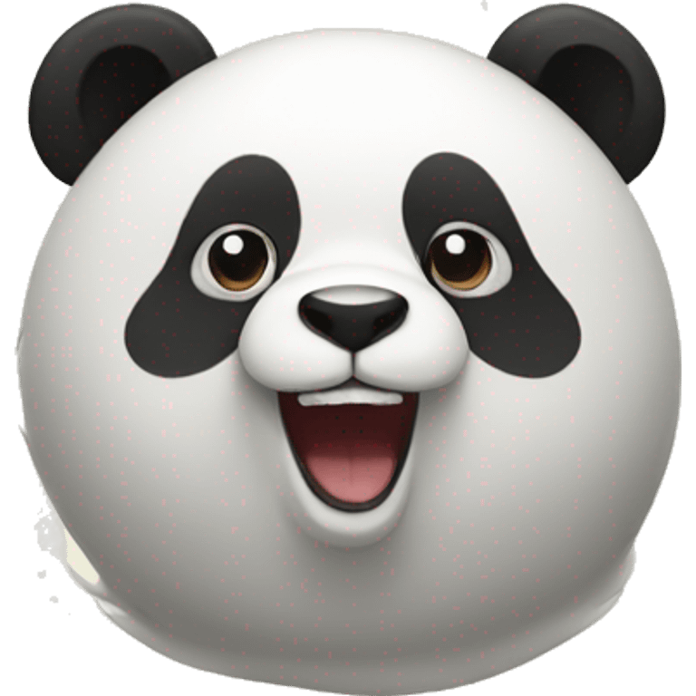 Waveing panda emoji