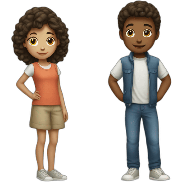 boy and girl  emoji