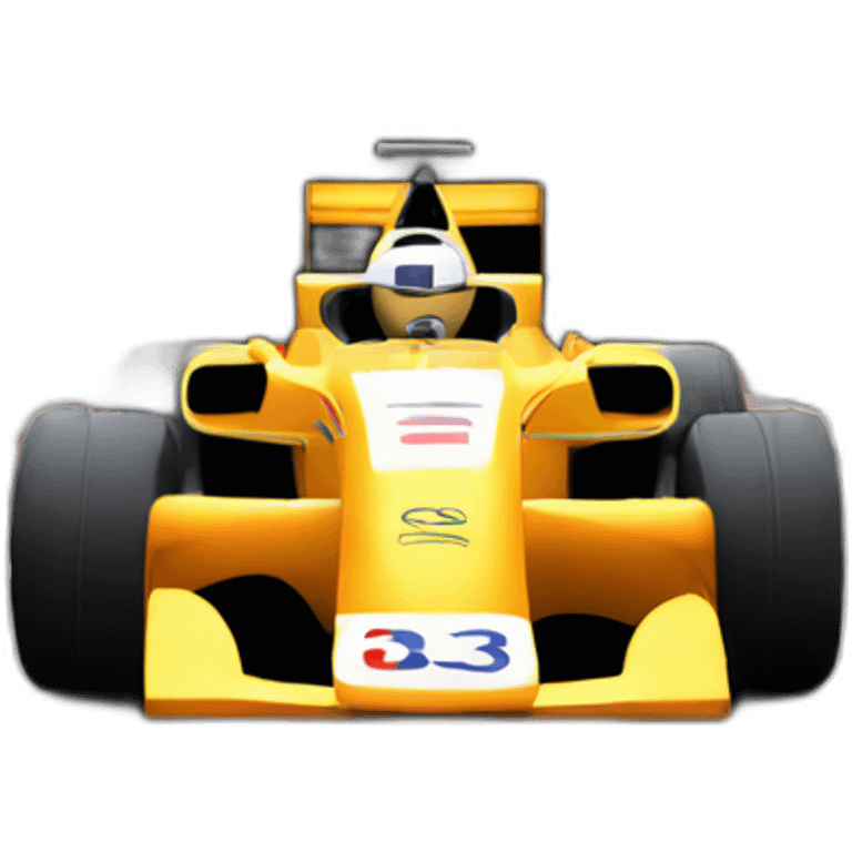 a formula 1 car driving in a tunnel emoji