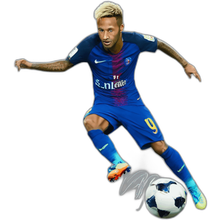 Neymar qui roule emoji