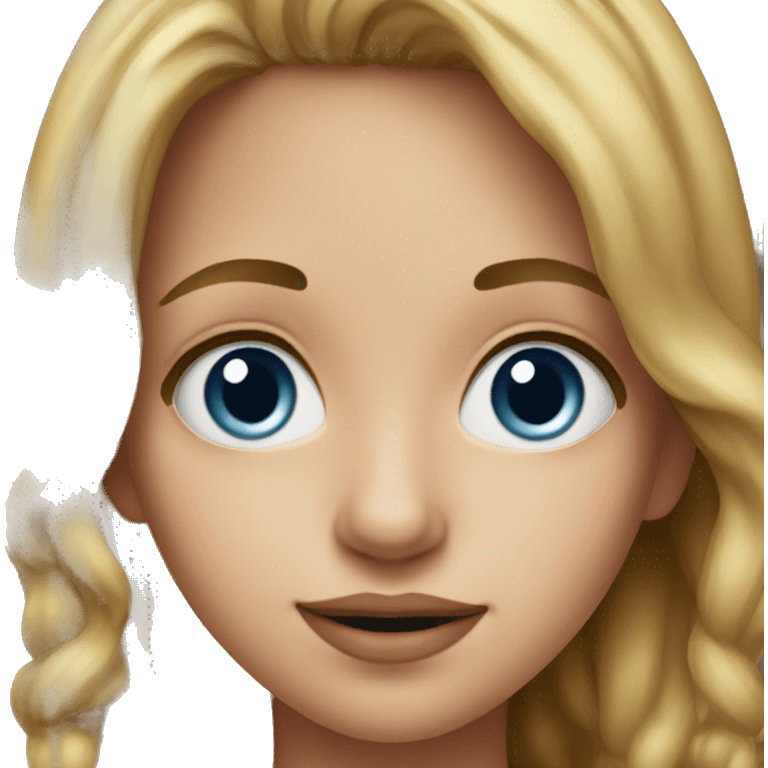 realistic portrait of girl emoji