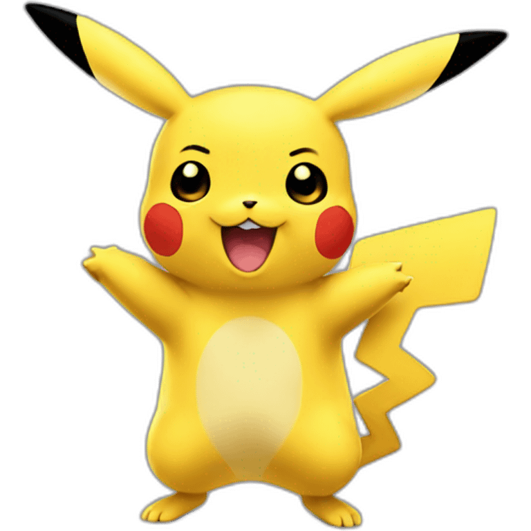 Pikachu showing thumbs emoji