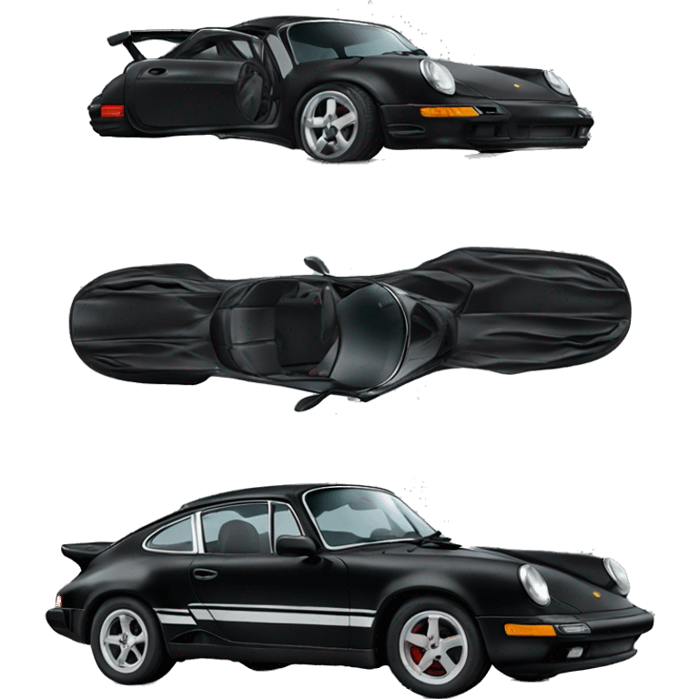 Black porshe emoji