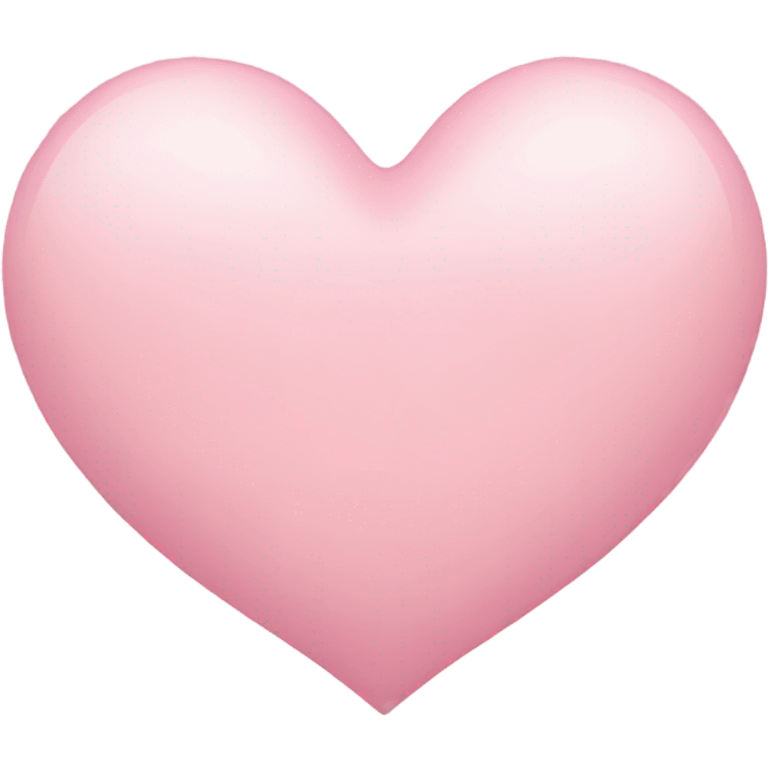 light pink heart emoji