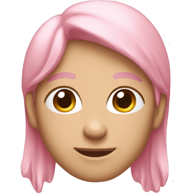 Pastel pink iPhone emoji