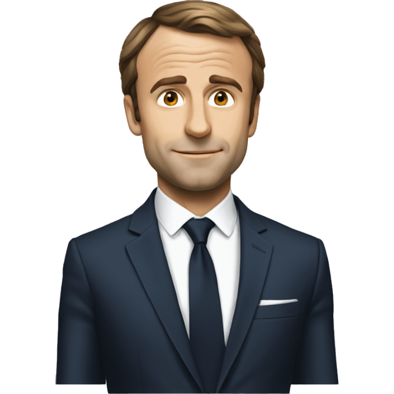 Macron slip emoji