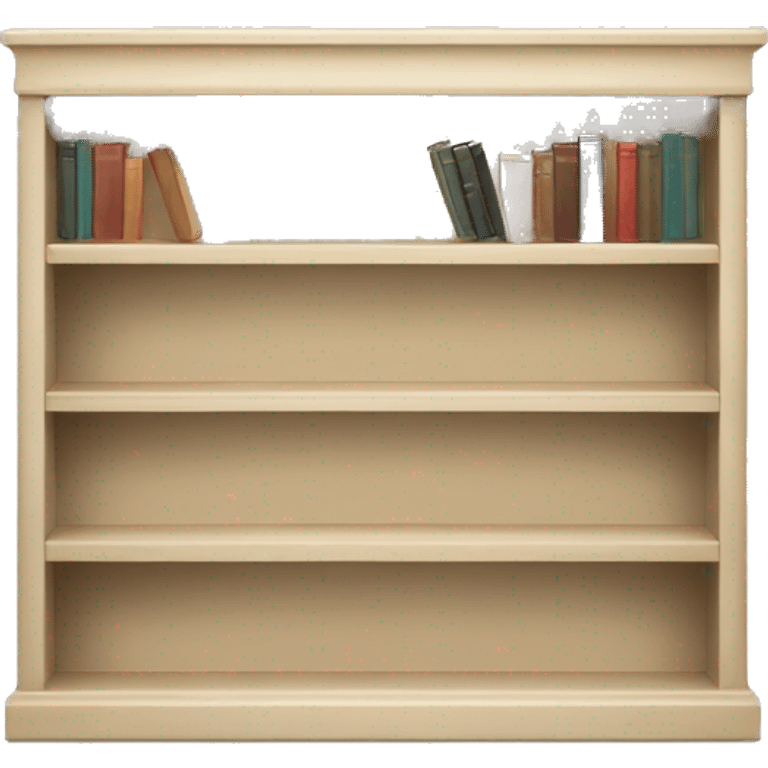 Light beige Bookshelf emoji