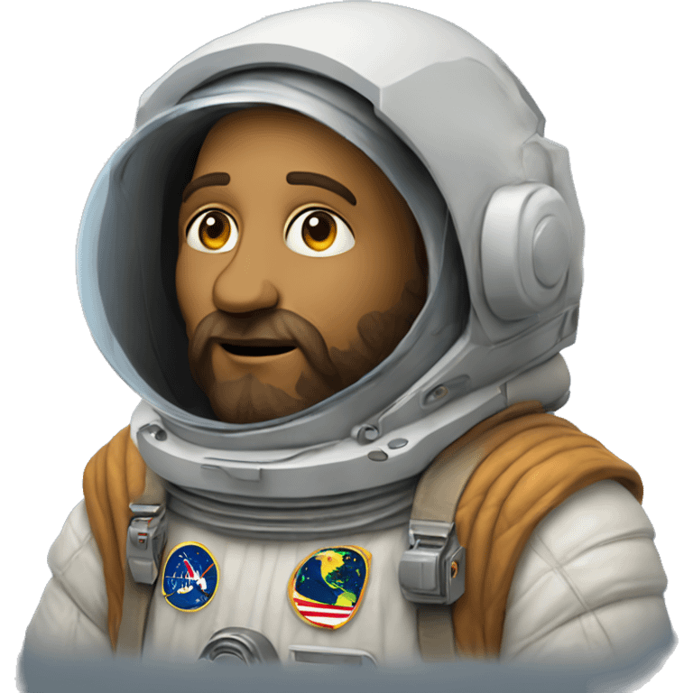 Leonardo da Vinci astronaut emoji