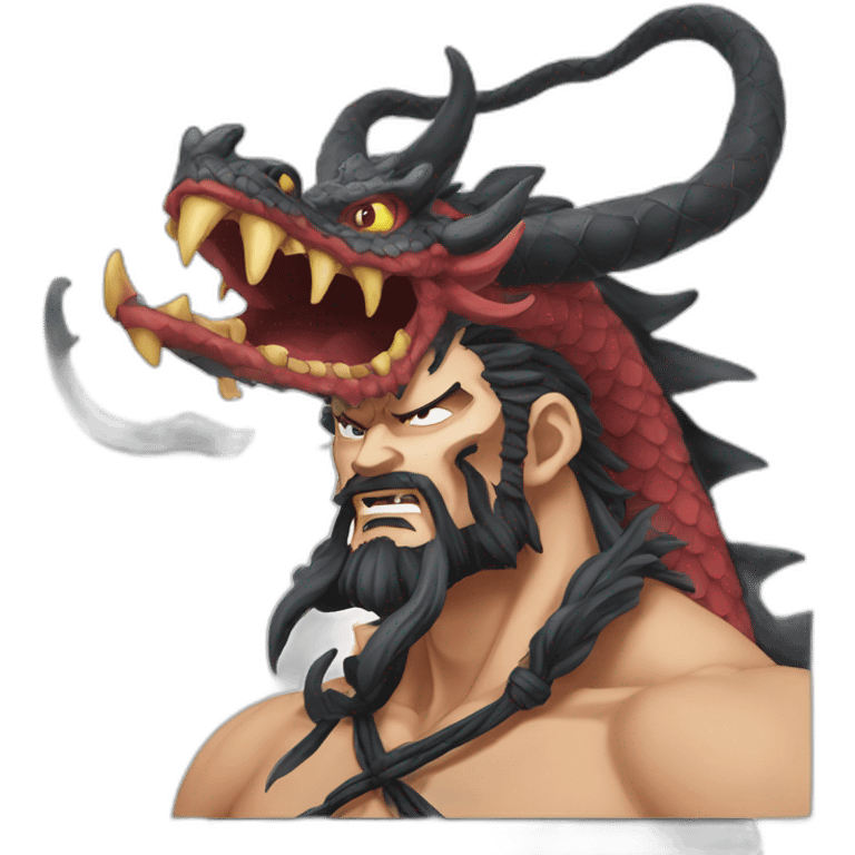 Kaido forme dragon one piece emoji