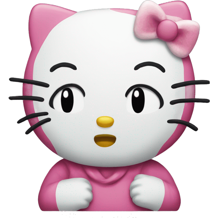 Hello kitty sad emoji