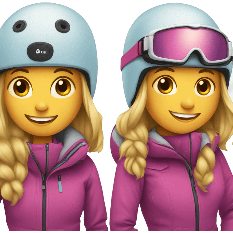 girl on snowboard emoji