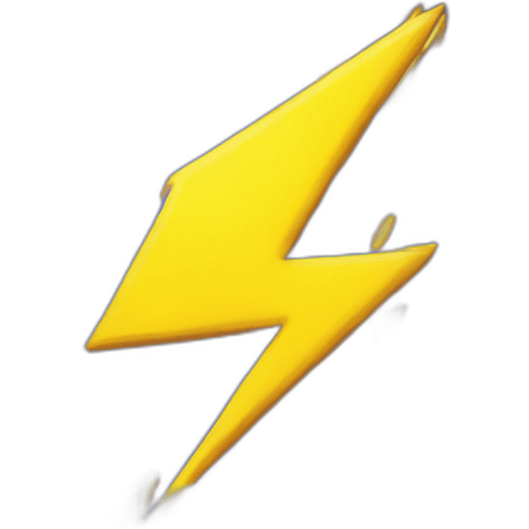 Lightning bolt emoji