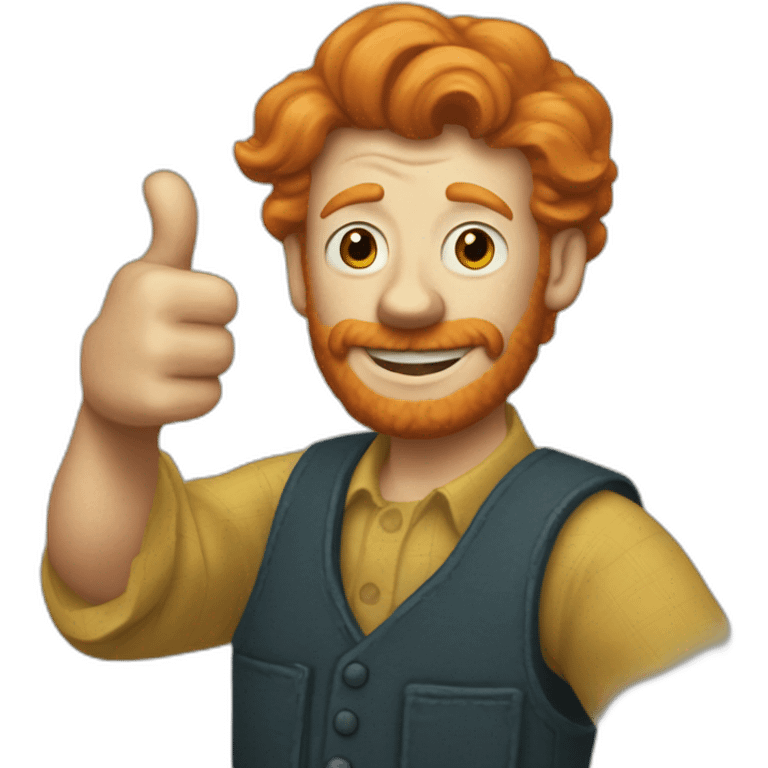 ginger van gough thumbs up emoji