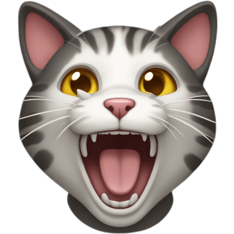 screaming cat emoji