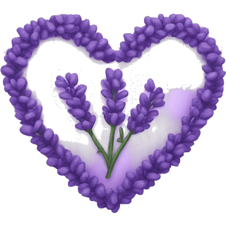 Lavender heart emoji