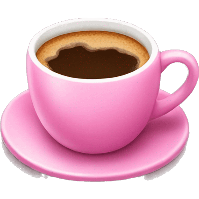 pink caffe emoji