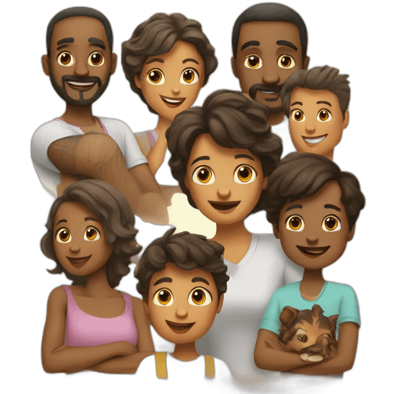 Que la famille emoji