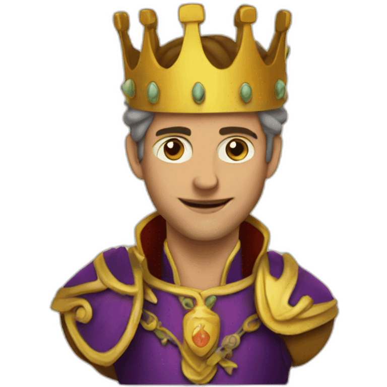 Le roi emoji